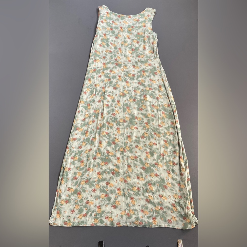 Rabbit Rabbit Rabbit Floral Maxi Dress - Green and Orange - Picture 8 of 11